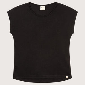 Women's Drop Shoulder Top - Organic Merino/Silk