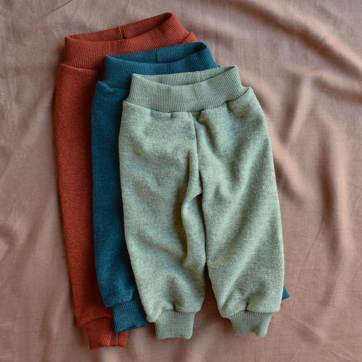 Boiled Wool Pants - 100% Organic Merino (1-6y+)