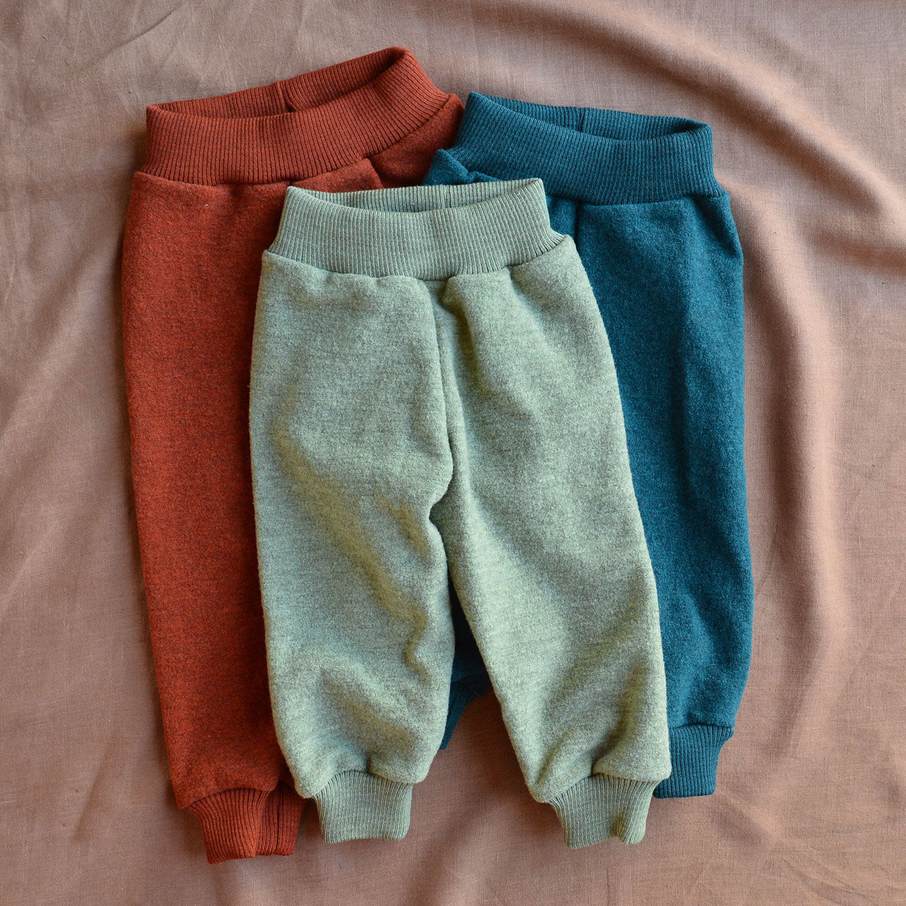 Boiled Wool Pants - 100% Organic Merino (1-6y+)