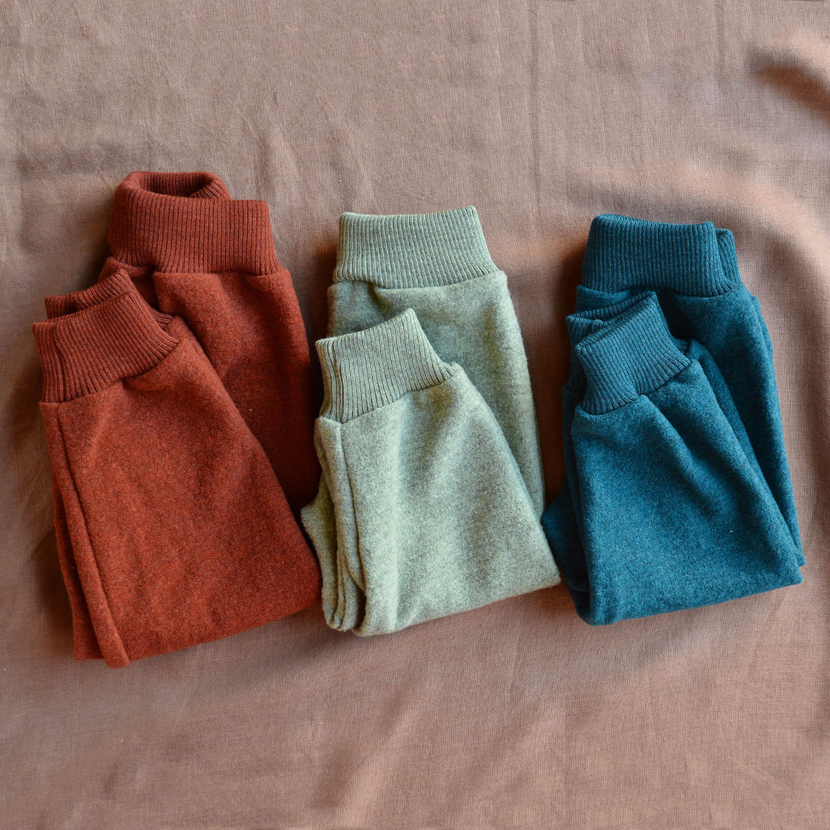 Boiled Wool Pants - 100% Organic Merino (1-6y+)