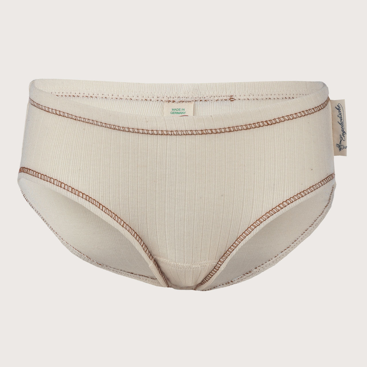 Girls Undies - 100% Organic Cotton - Natural (3-12y)