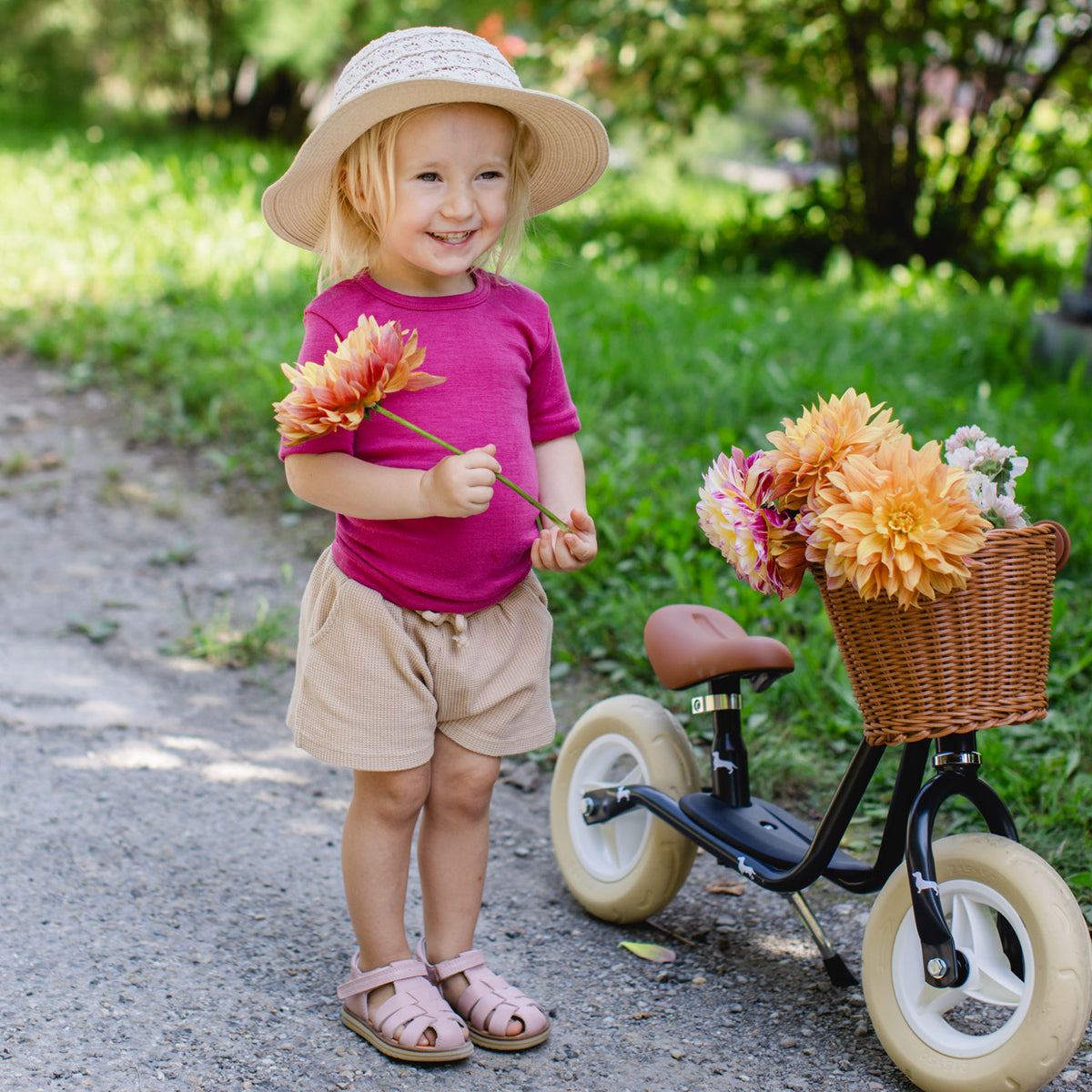 Child's T-Shirt - Organic Merino/Silk (1-14y)
