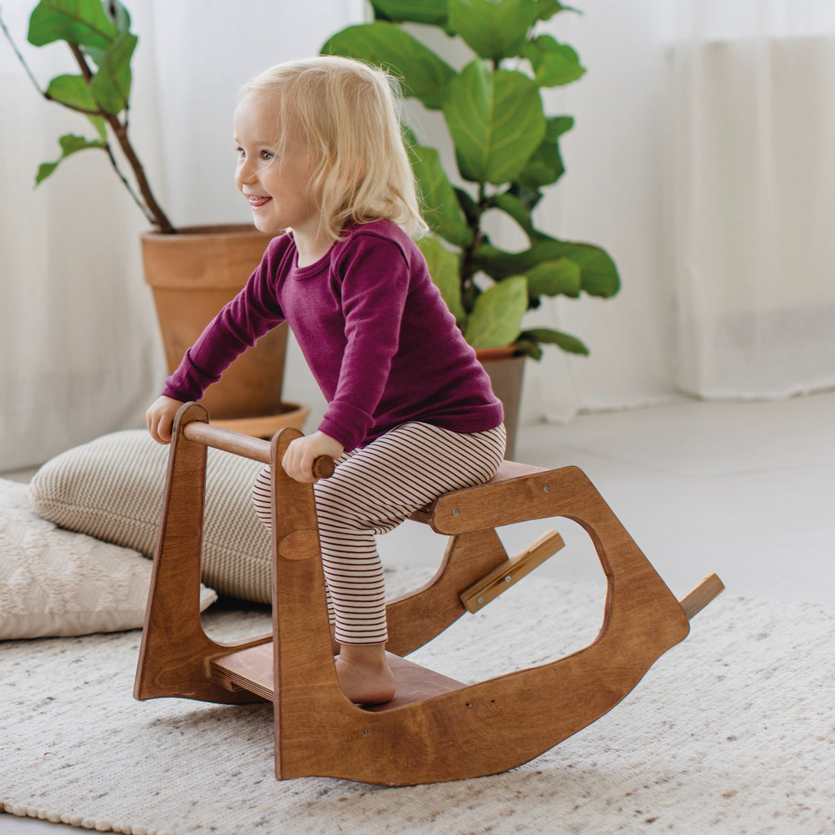 Child's Long Sleeve Top - Organic Merino/Silk (1-14y)