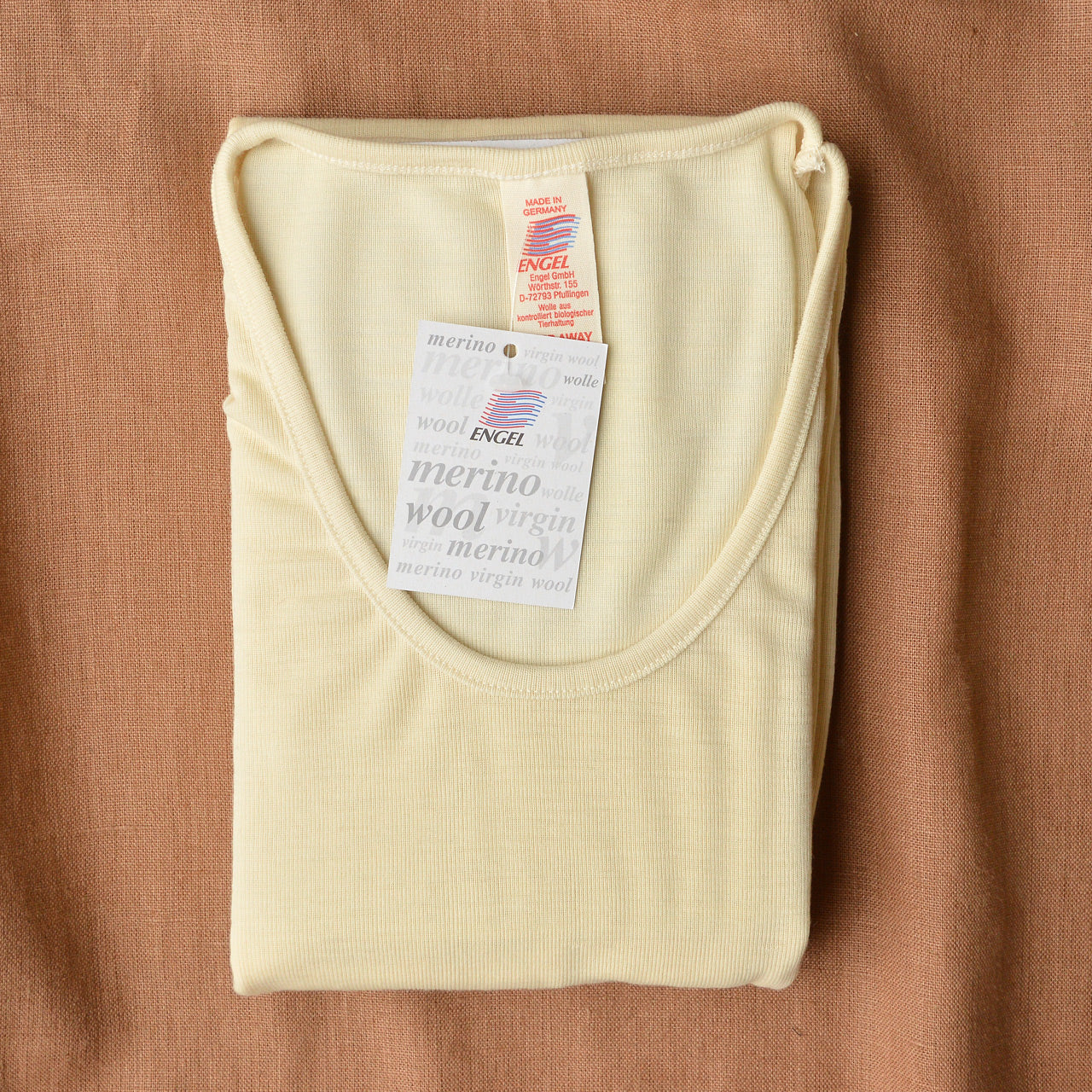 Women's 100% Organic Merino Wool Long Sleeve Top - Natural *PRE-ORDER