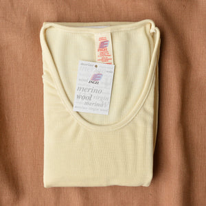 Women's 100% Organic Merino Wool Long Sleeve Top - Natural *Returning 2024