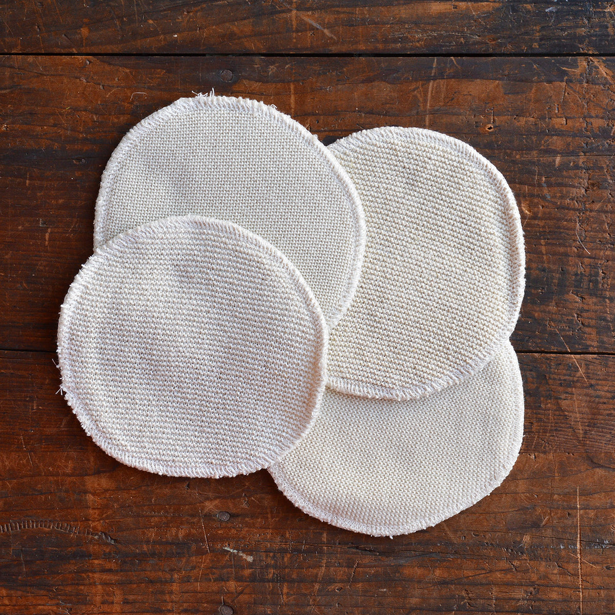 Breast Pads in 2 layers - Silk/Wool (2 Pairs)