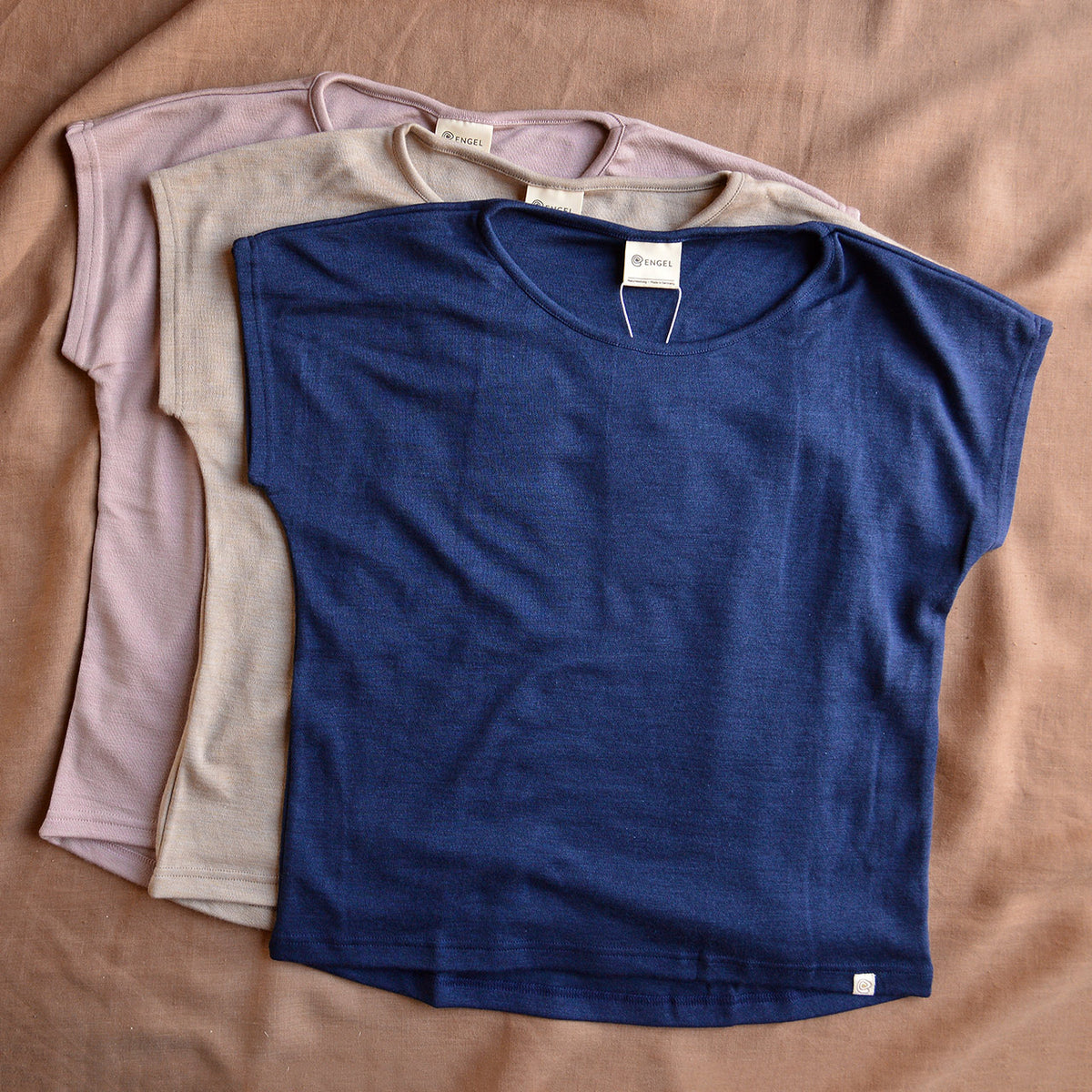 Women's Drop Shoulder Top - Organic Merino/Silk (XS-L)