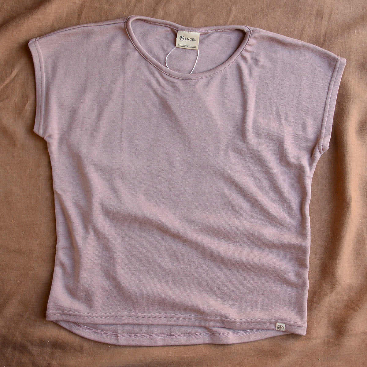 Women's Drop Shoulder Top - Organic Merino/Silk (XS-L)
