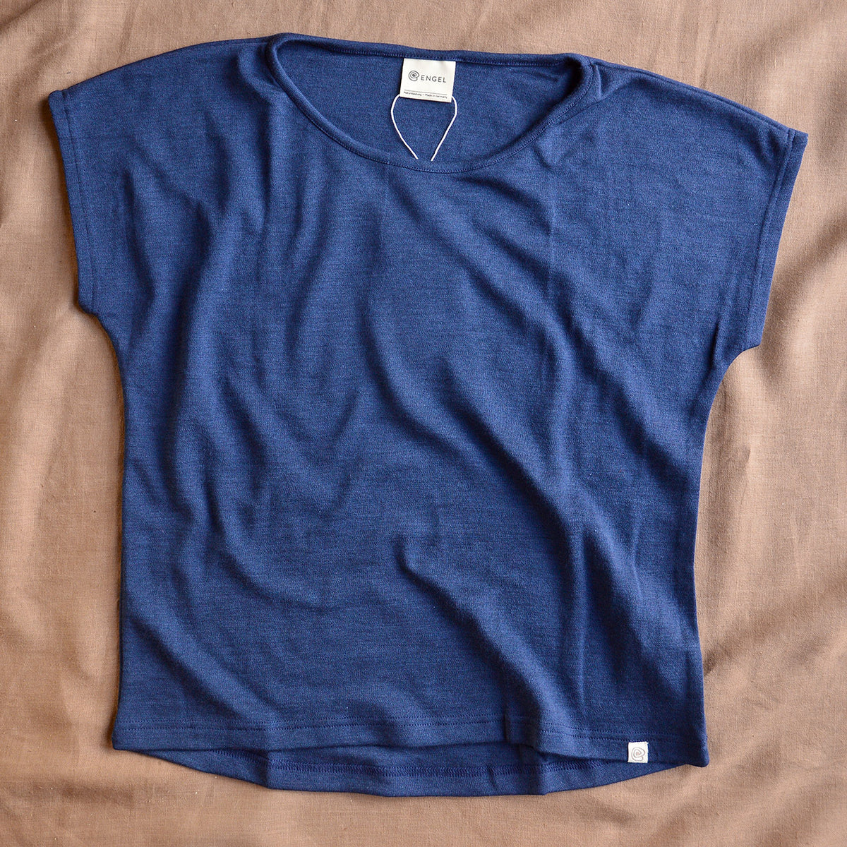 Women's Drop Shoulder Top - Organic Merino/Silk (XS-L)