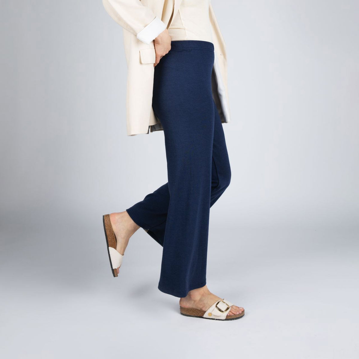 Women's Casual Lounge Pants - Organic Merino/Silk (XS-L)