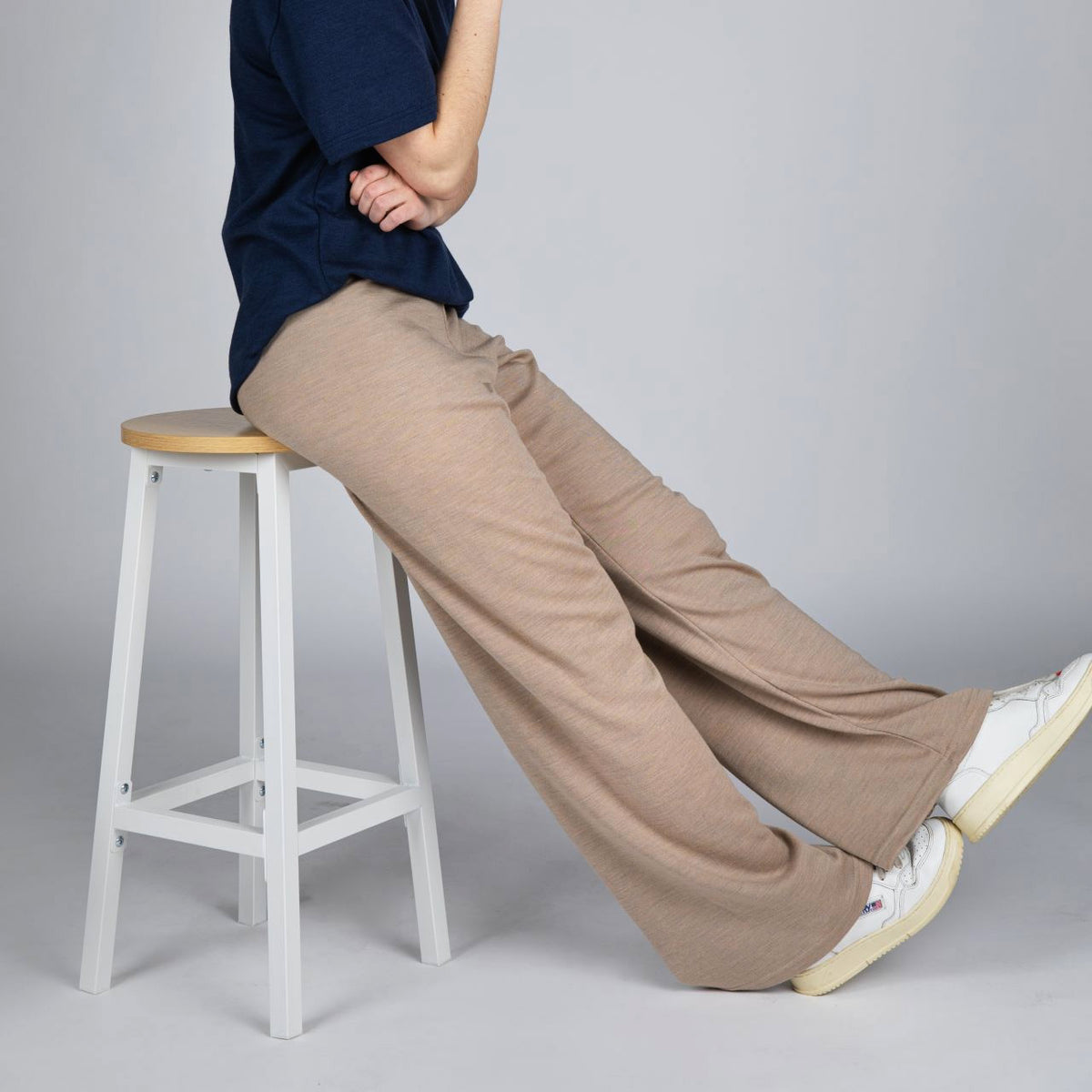 Women's Casual Lounge Pants - Organic Merino/Silk (XS-L)