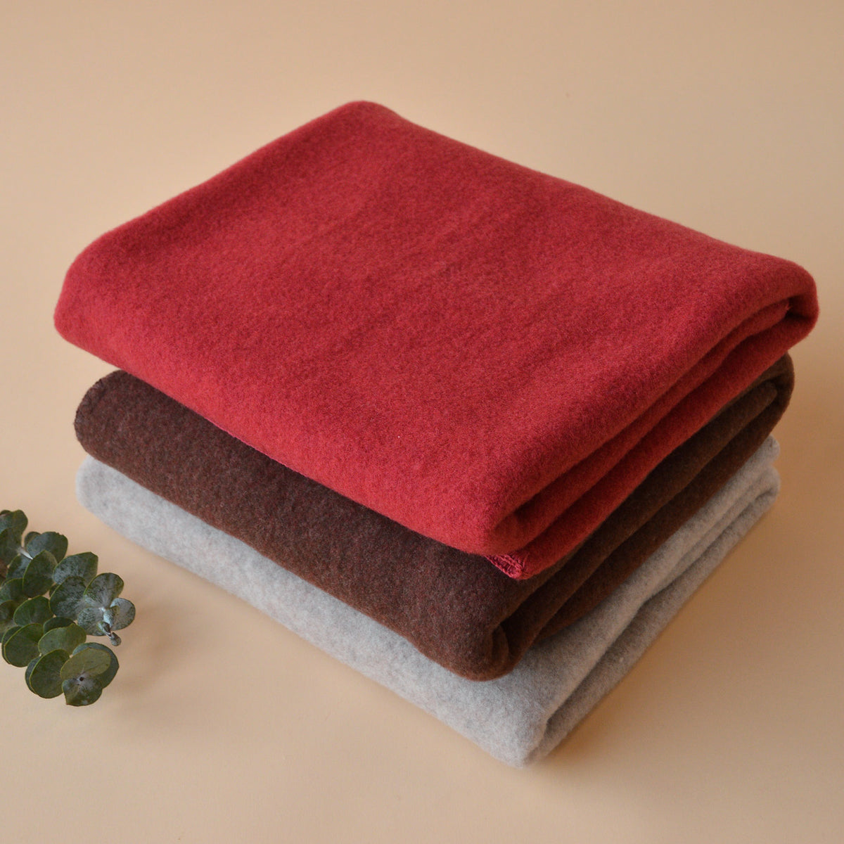 Baby Blanket in Organic Merino Wool Fleece (65x100cm)