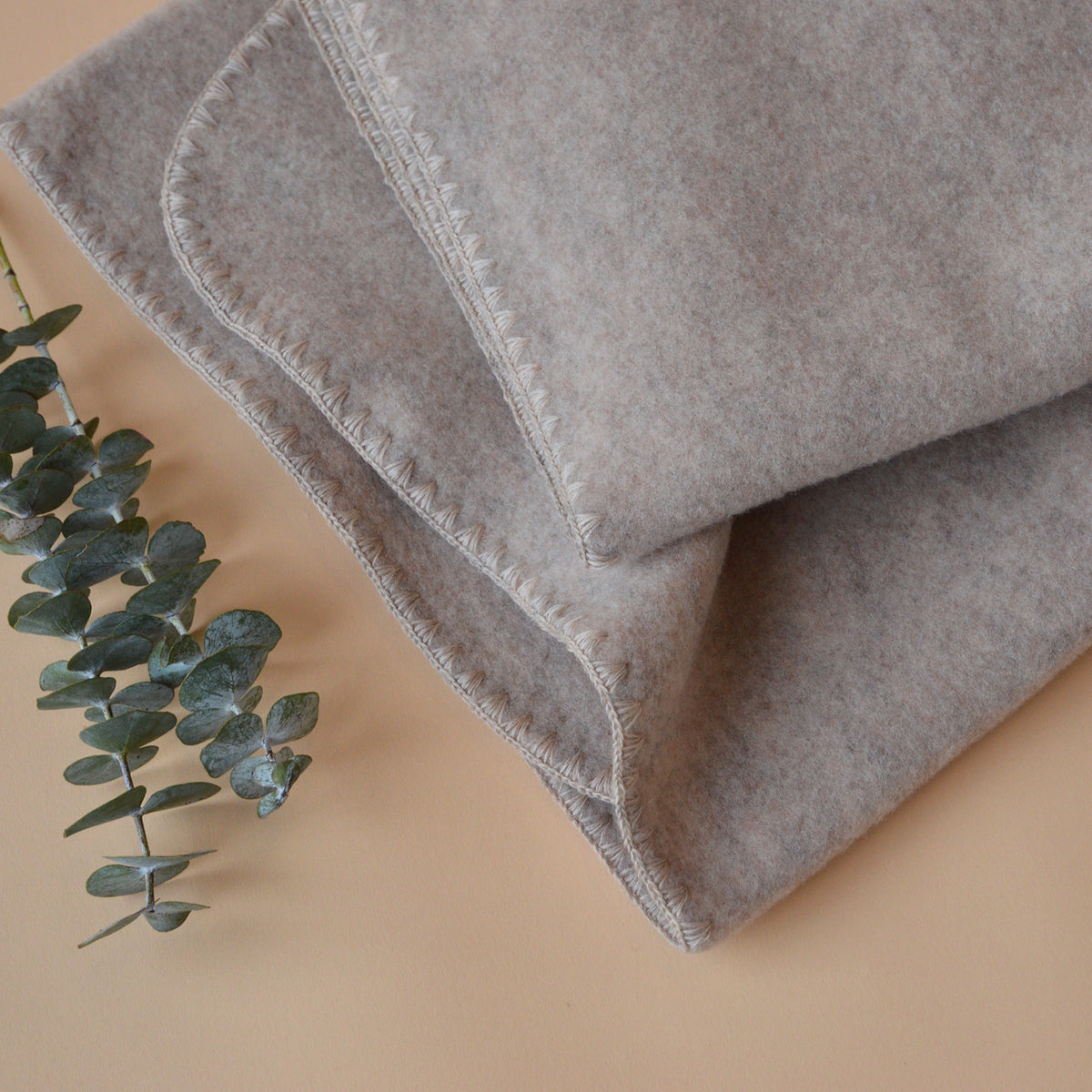 Baby Blanket in Organic Merino Wool Fleece (65x100cm)