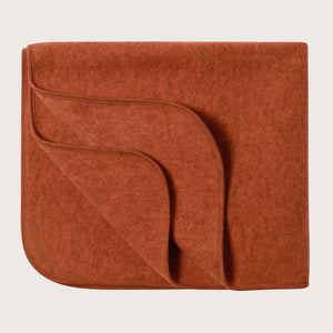 Baby Blanket in Organic Merino Wool Fleece - Magma (65x100cm) *Limited colour