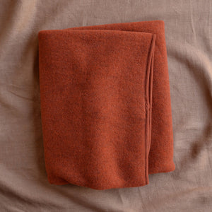 Baby Blanket in Organic Merino Wool Fleece - Magma (65x100cm) *Limited colour