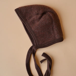 Baby Bonnet - 100% Organic Wool Fleece (0-9m)
