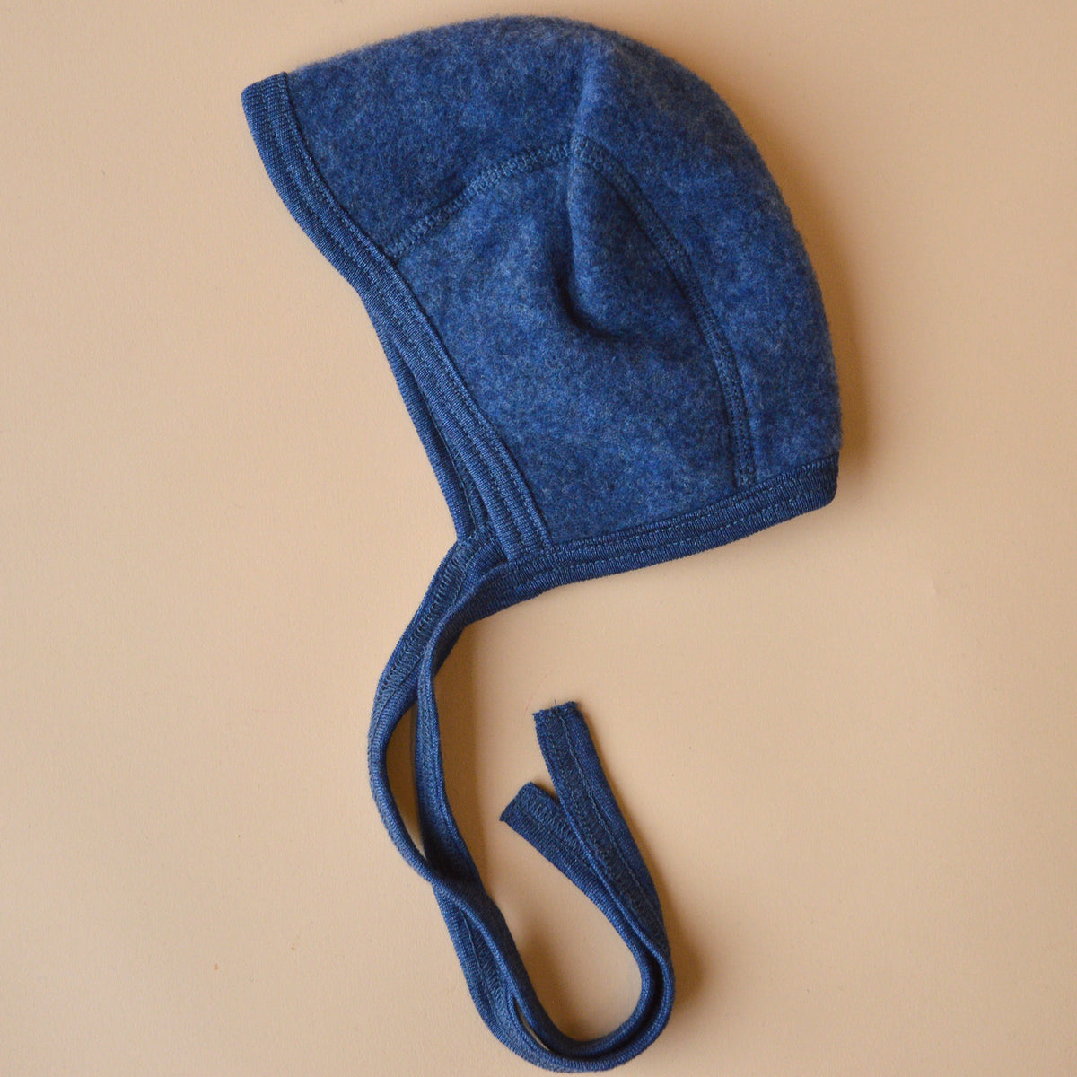 Baby Bonnet - 100% Organic Wool Fleece (0-9m)