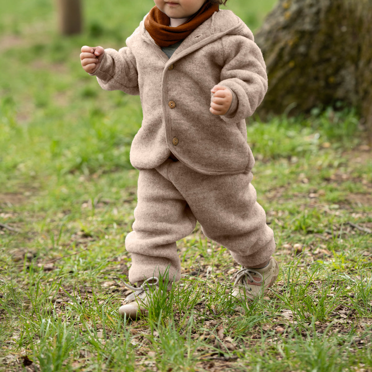 Baby Pants - 100% Organic Wool Fleece (0-24m)