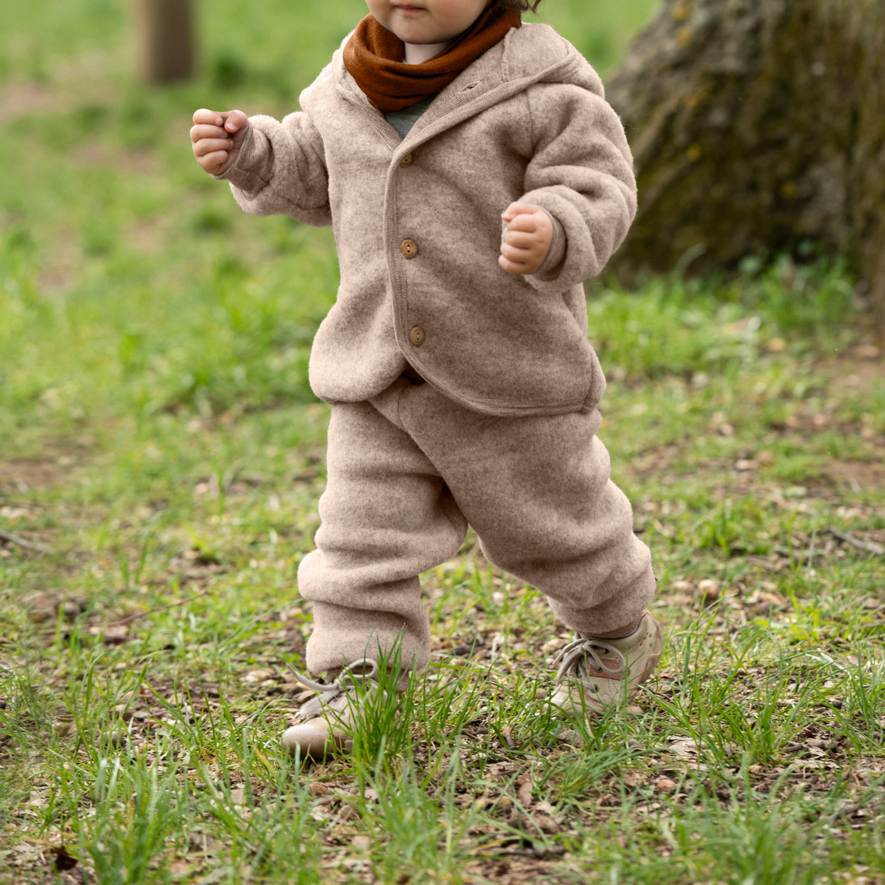 Baby Pants - 100% Organic Wool Fleece (0-24m)