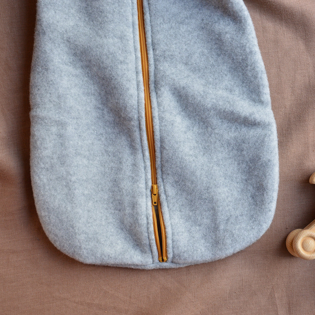 Wool Fleece Sleeping Bag With Arms (newborn-6m)