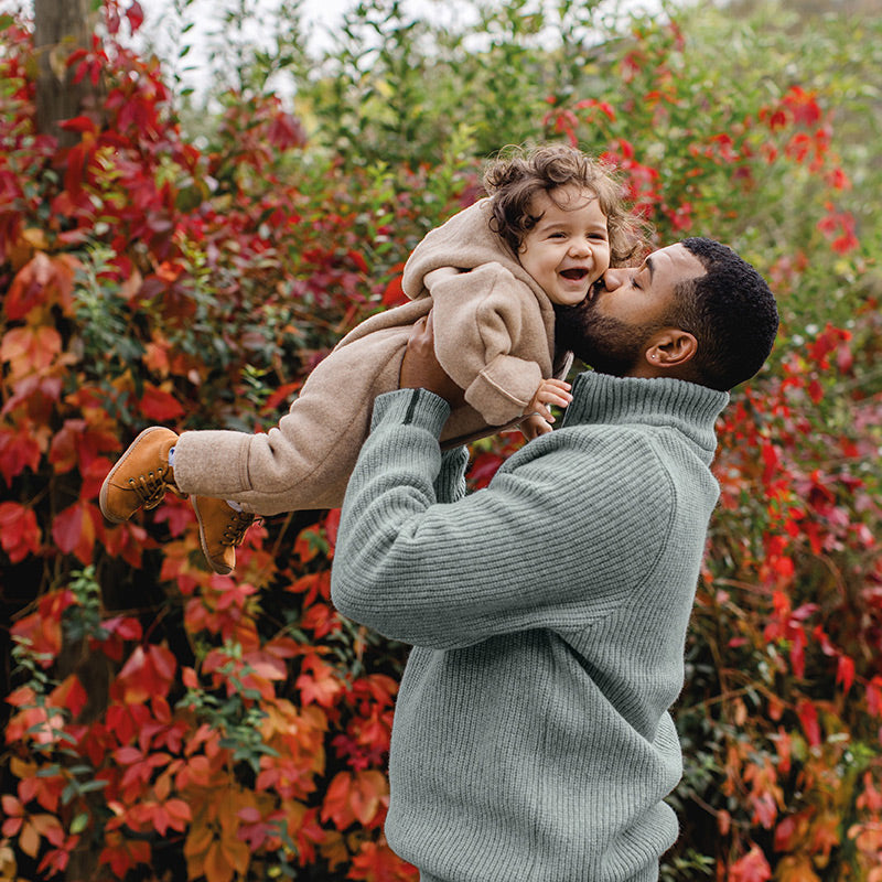 Hooded Baby Overall - 100% Organic Wool Fleece - Sand (0-24m) *Returning 2026