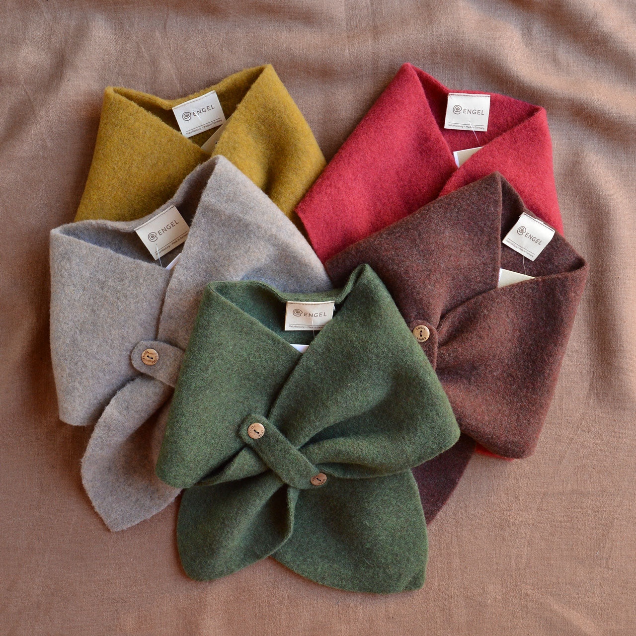 Crossover Scarf - 100% Organic Wool Fleece (Child-Adult)