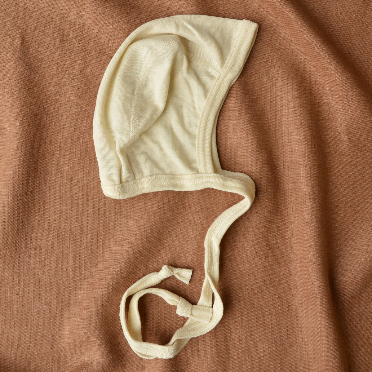Fine Baby Bonnet - Organic Wool/Silk (0-12m)
