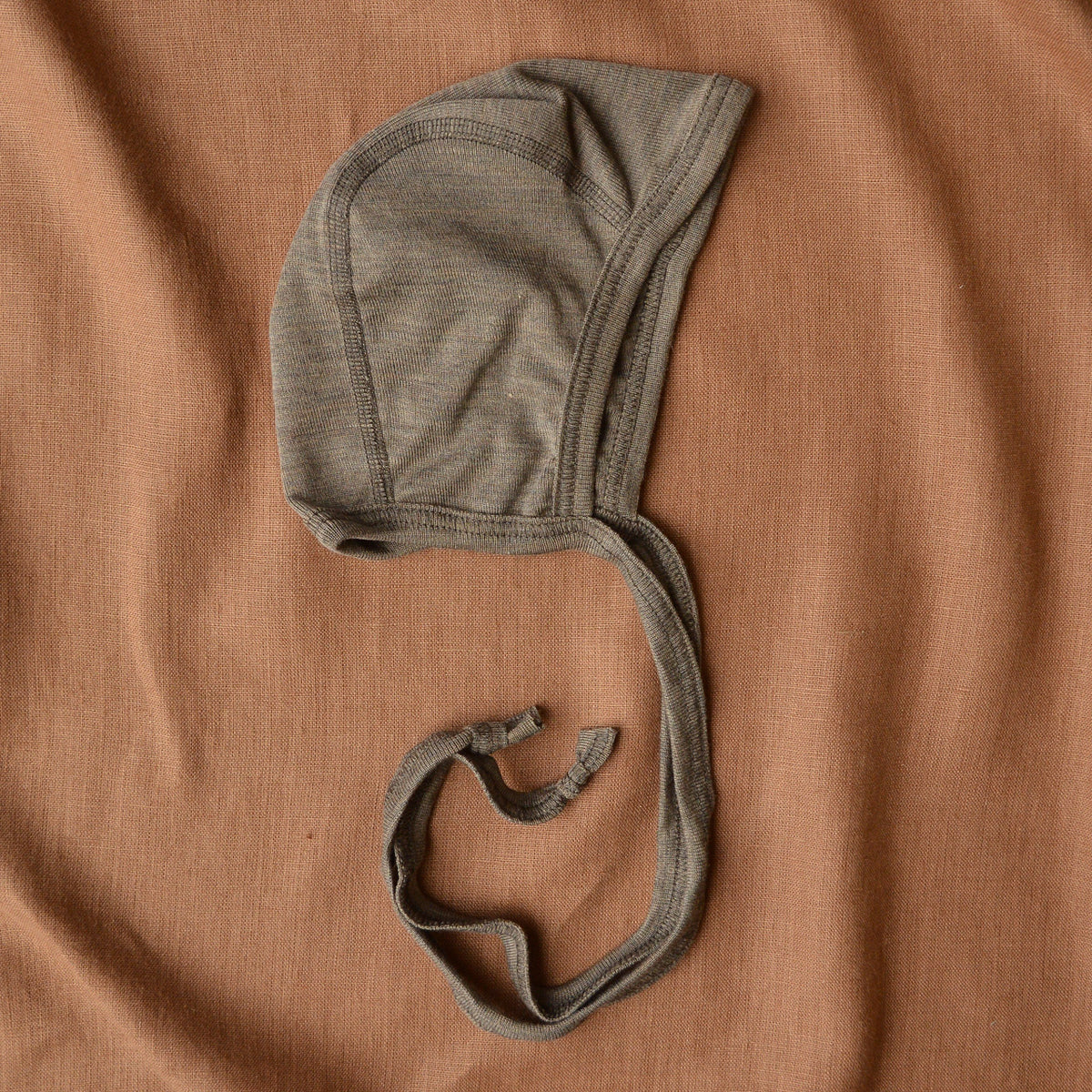 Fine Baby Bonnet - Organic Wool/Silk (0-12m)