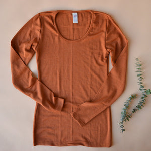 Women's Merino Wool/Silk Long Sleeve Top (XS-L) *Limited Edition