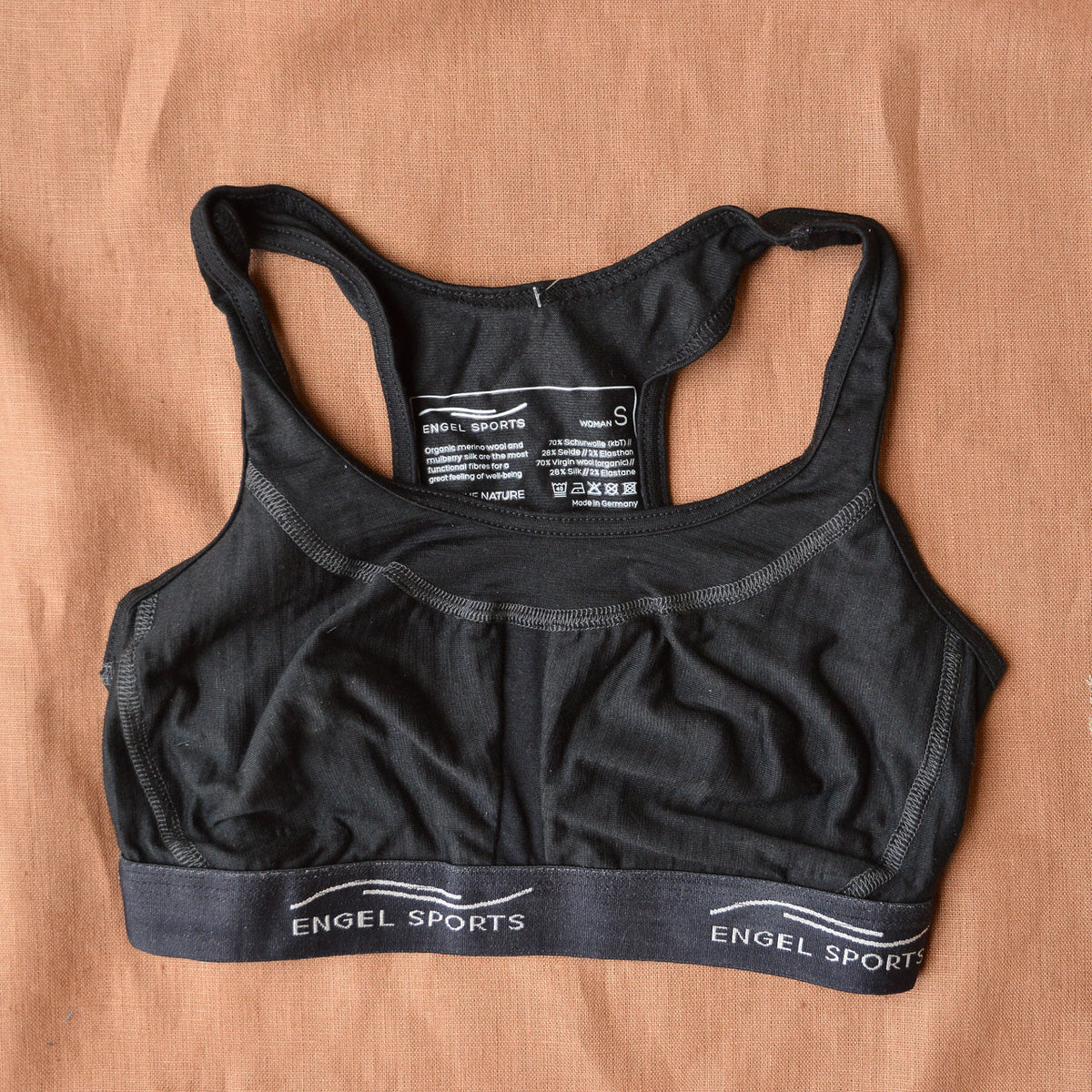 Sports Bra - Organic Merino/Silk