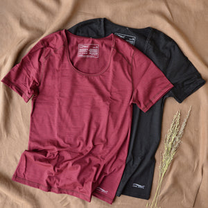 Sports T-Shirt - Organic Merino/Silk (Women's S-XL)