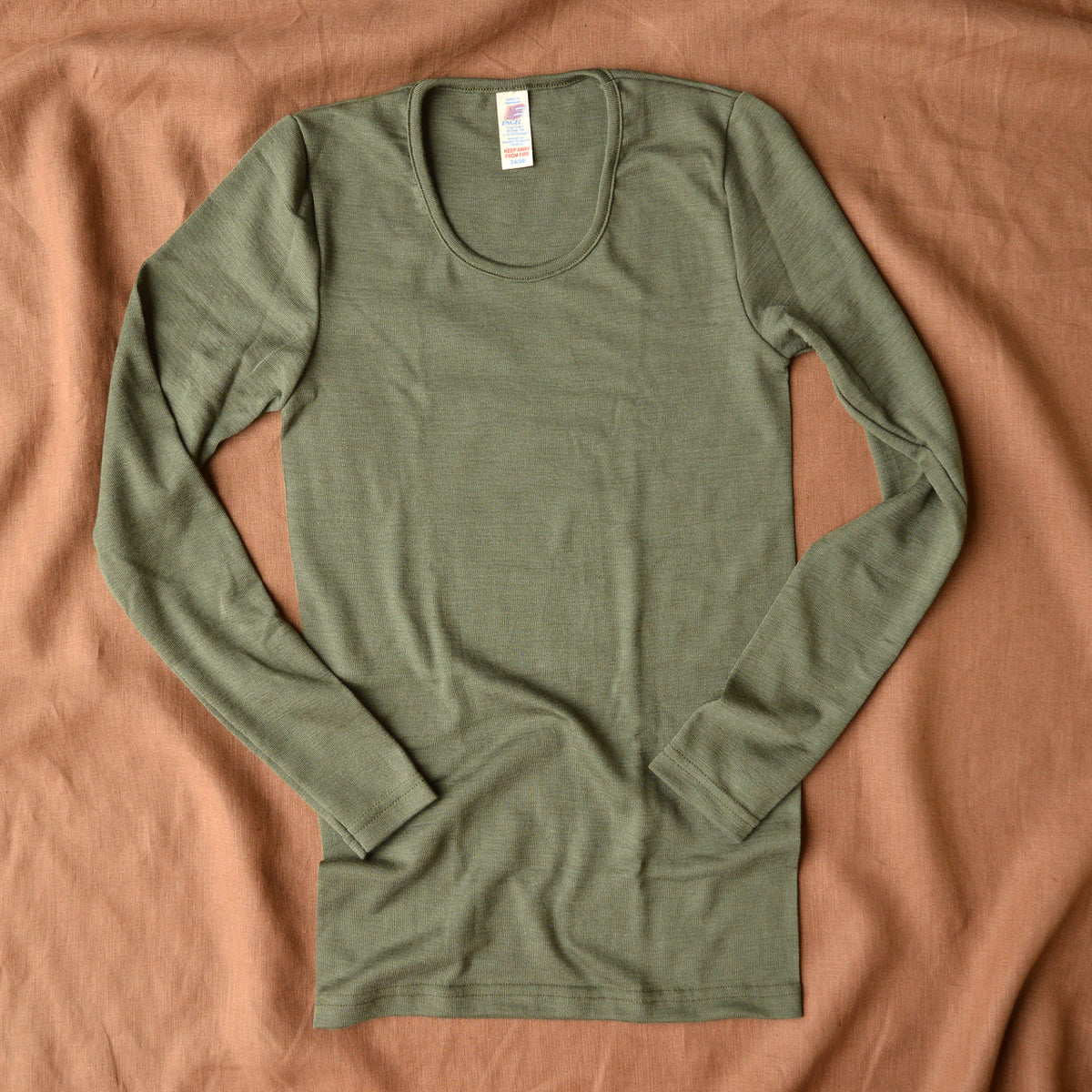 Women's Organic Merino Wool/Silk Long Sleeve Top