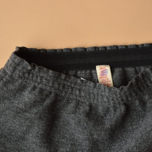 Women's Boiled Merino Wool Skirt - Grey Melange (XS-L)