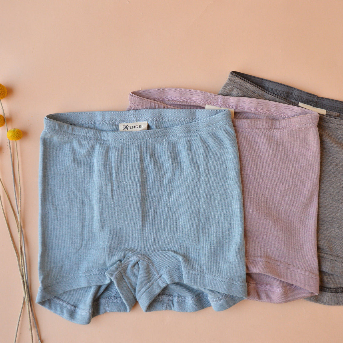 Women's Boy Leg Briefs - Organic Merino/Silk