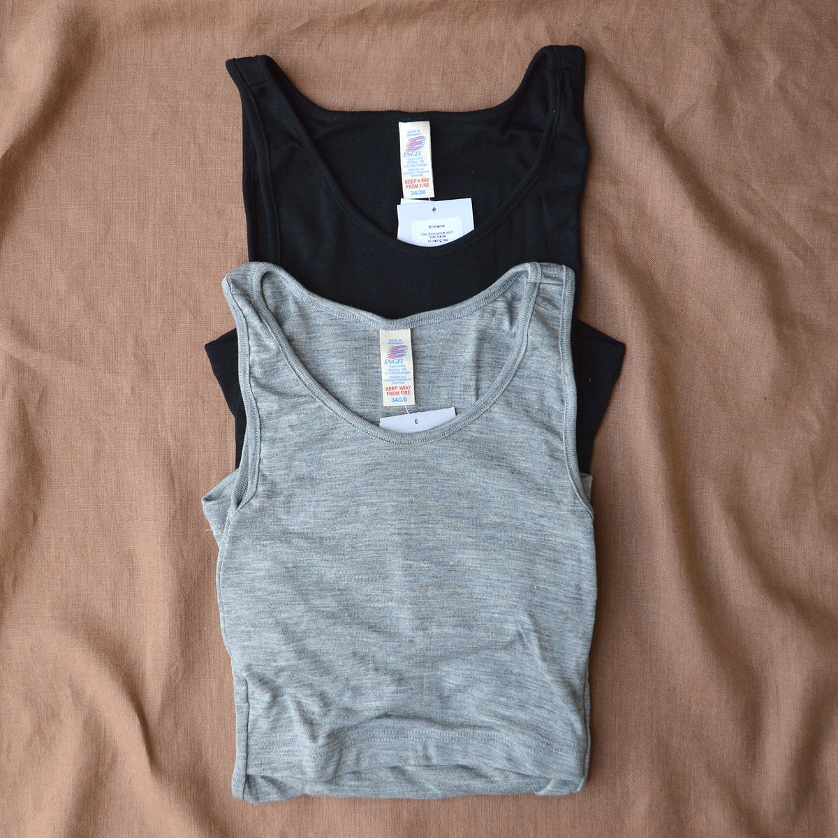 Breastfeeding/Maternity Tank - Organic Merino/Silk