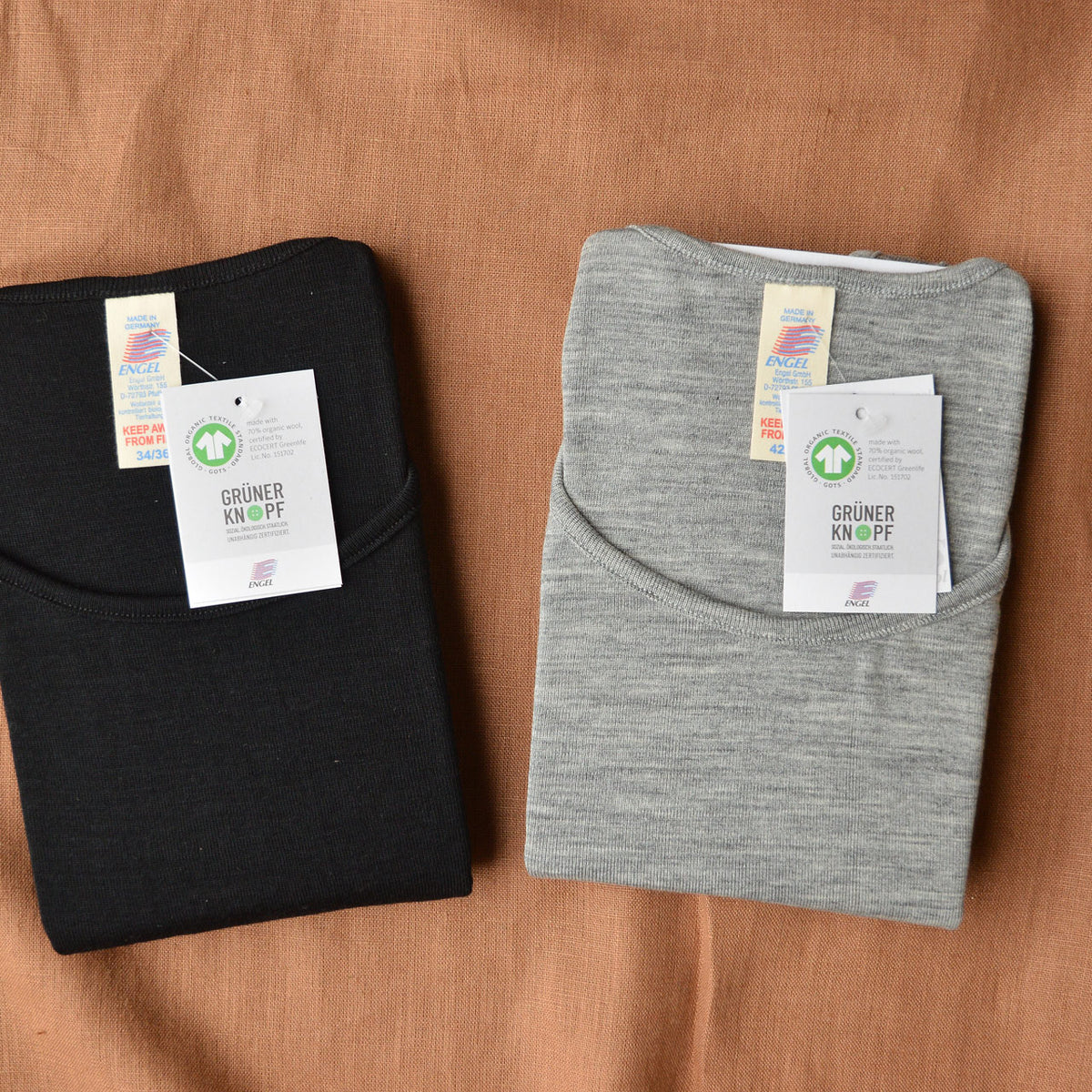 Women's Extra Long Sleeveless Vest - Organic Merino/Silk