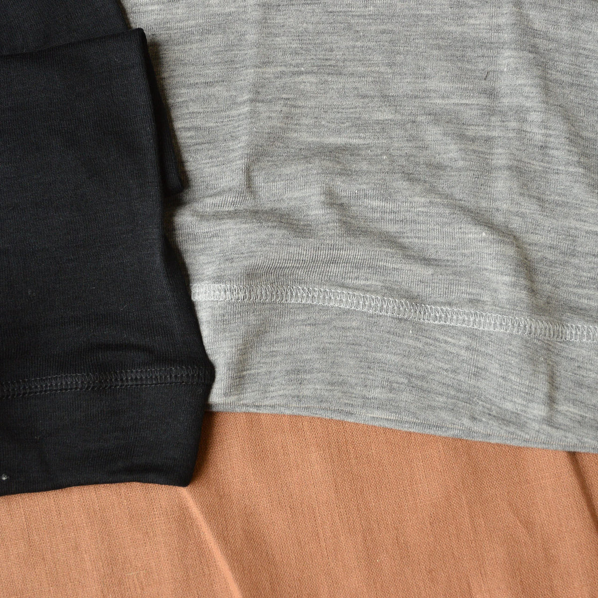 Women's Extra Long Sleeveless Vest - Organic Merino/Silk