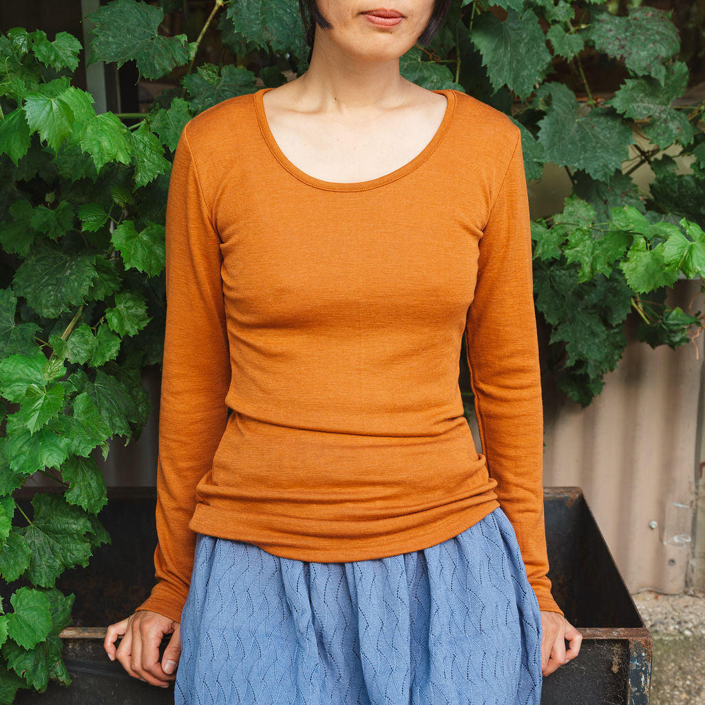 Women's Merino Wool/Silk Long Sleeve Top (XS-L) *Limited Edition