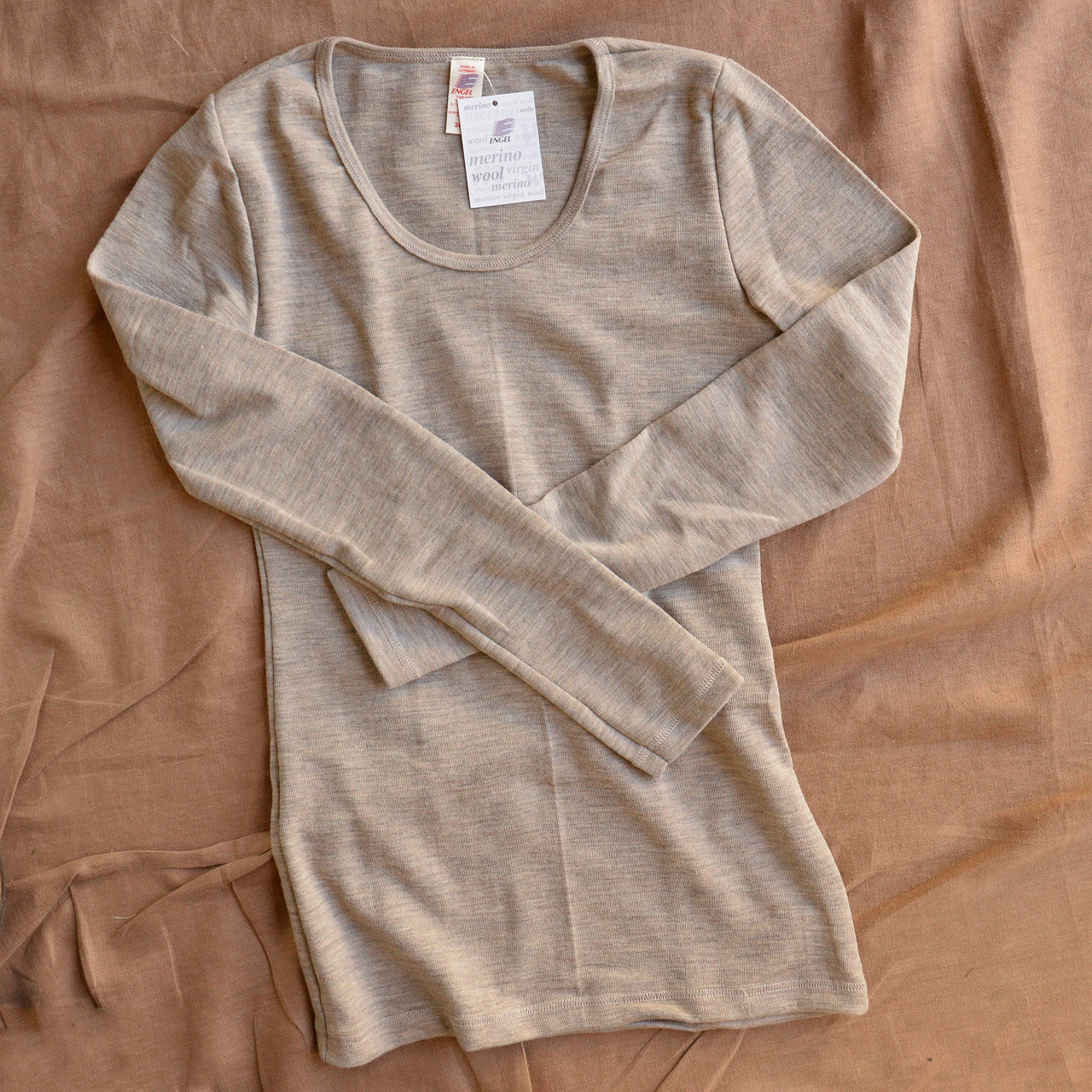Women's 100% Organic Merino Wool Long Sleeve Top (XS-L) *Limited Edition