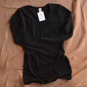 Women's 100% Organic Merino Wool Long Sleeve Top (XS-L) *Limited Edition