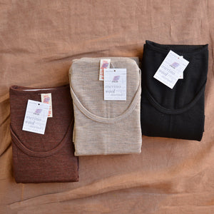 Women's 100% Organic Merino Wool Long Sleeve Top (XS-L) *Limited Edition