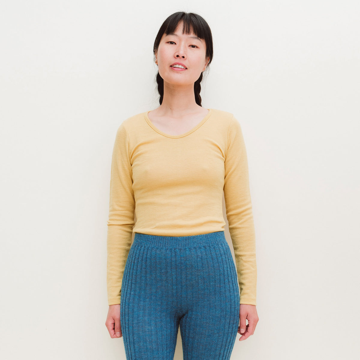 Women's 100% Organic Merino Wool Long Sleeve Top (XS-L) *AW24 Limited Edition