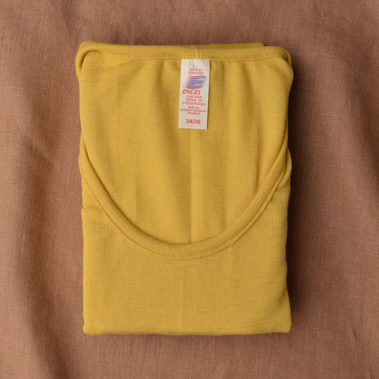 Women's Long Sleeved Top - 100% Organic Merino - Butter (XS-L) *Limited Edition