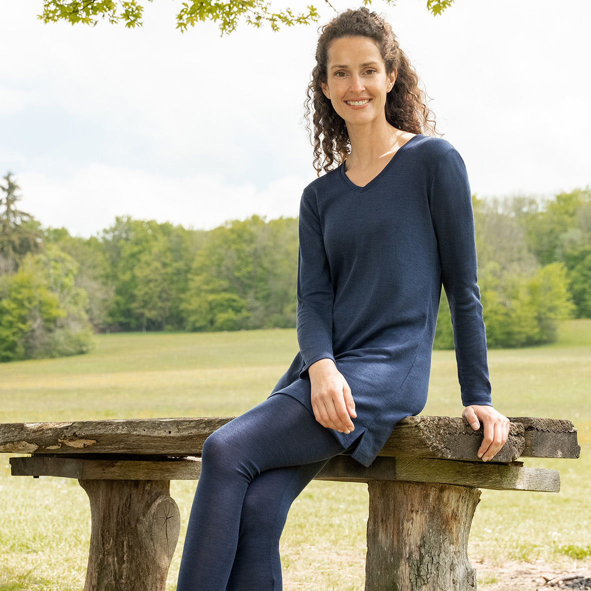 Women's Nightie/PJs - Organic Merino/Silk