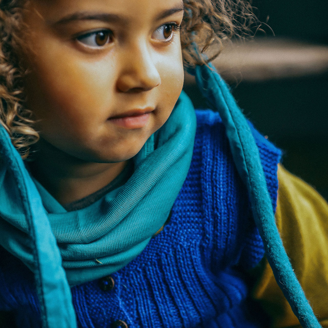 Tube Scarf - Organic Wool/Silk (Child-Adult)