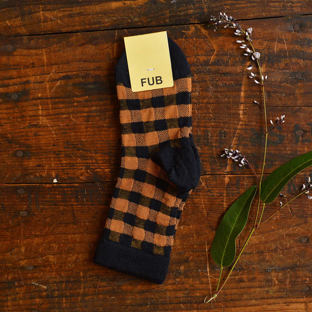 FUB Merino Wool Socks - Check Knit (Kids)
