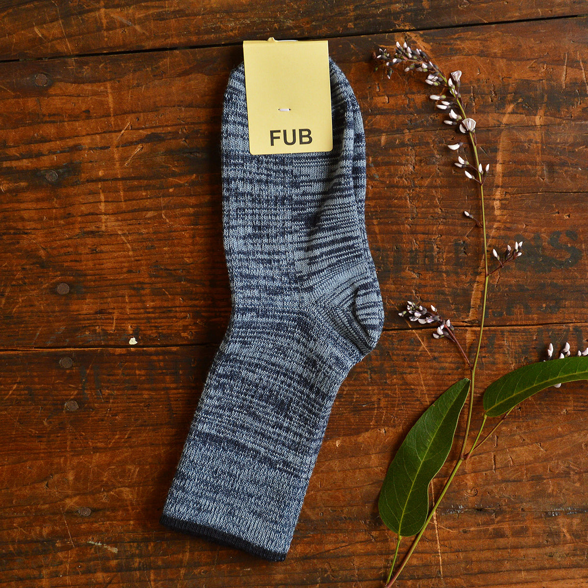 FUB Merino Wool Socks - Fine Melange Knit (Kids)