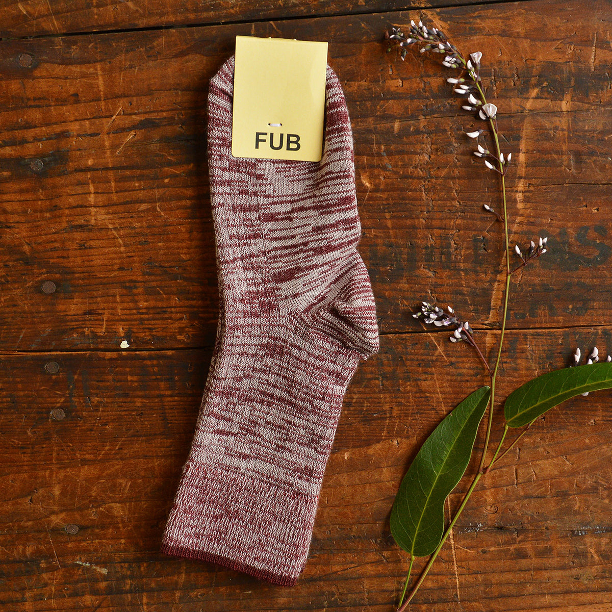 FUB Merino Wool Socks - Fine Melange Knit (Kids)
