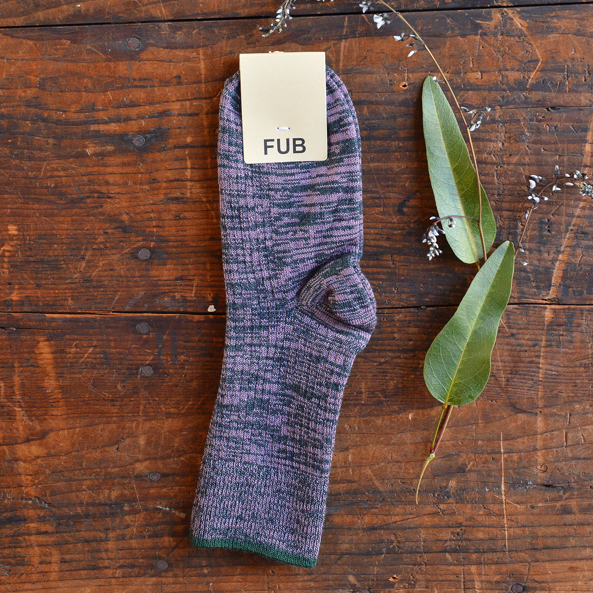 FUB Merino Wool Socks - Fine Melange Knit (Kids)