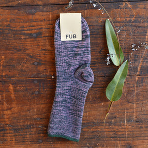 FUB Merino Wool Socks - Fine Melange Knit (Kids)